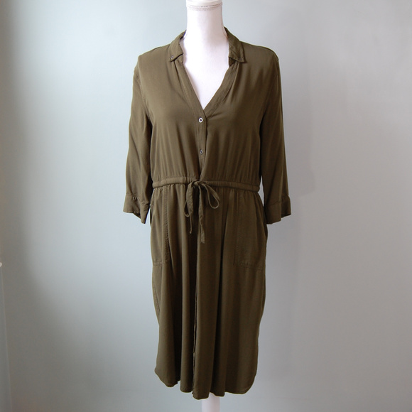 old navy olive green dress